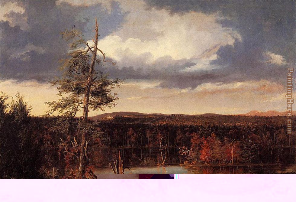 the Seat of Mr. Featherstonhaugh in the Distance painting - Thomas Cole the Seat of Mr. Featherstonhaugh in the Distance art painting